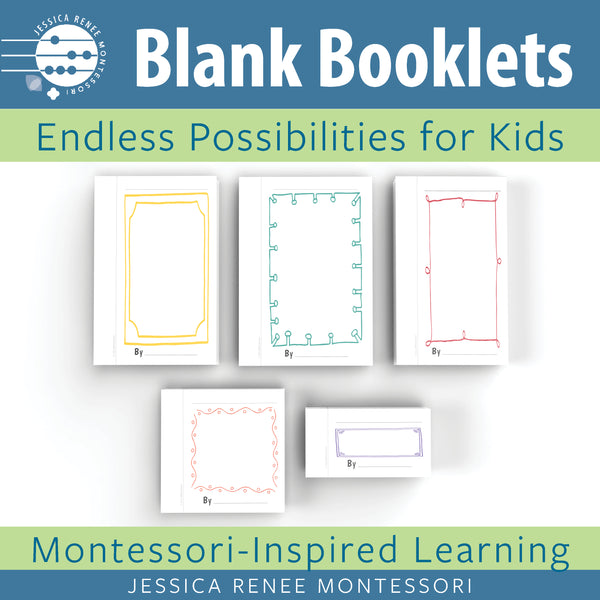 Montessori Blank Booklets for Kids