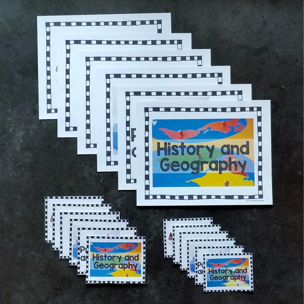 JRMontessori history and geography area labels and other classroom area labels overlapping and offset