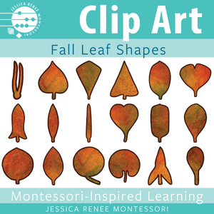 JRMontessori cover image for autumn leaf shape clip art