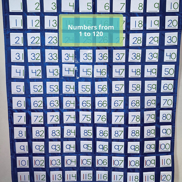 JRMontessori printable math hundred chart cards activity