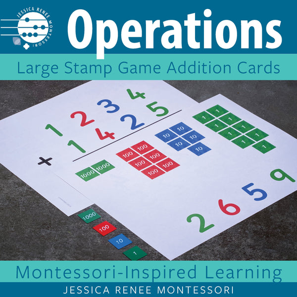 JRMontessori cover image for large stamp game addition cards
