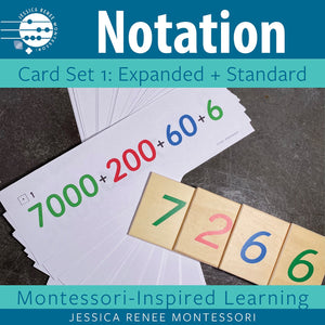 JRMontessori cover image for notation cards set 1