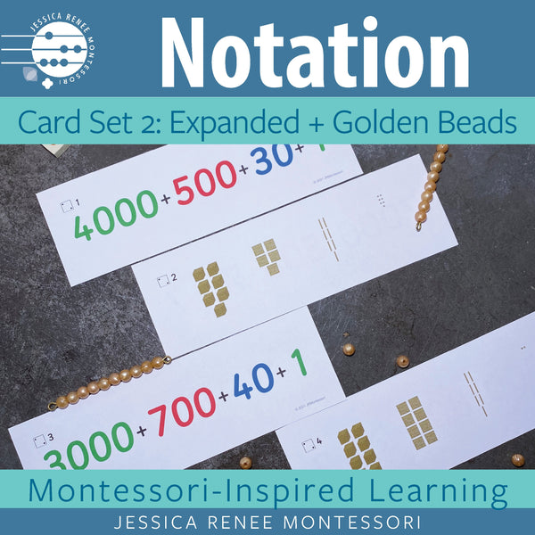 JRMontessori cover image for notation cards set 2