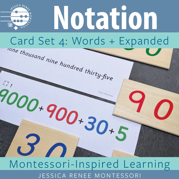 JRMontessori cover image for notation cards set 4