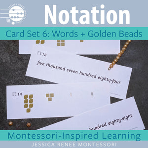 JRMontessori cover image for notation cards set 6