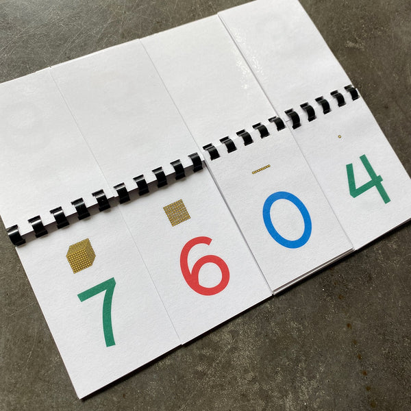 JRMontessori printable number cards flip book with golden beads