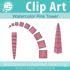 JRMontessori cover image for pink tower clip art