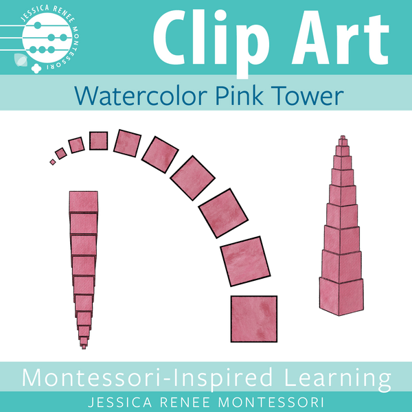 JRMontessori cover image for pink tower clip art