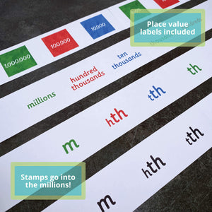 JRMontessori printable stamp game material 