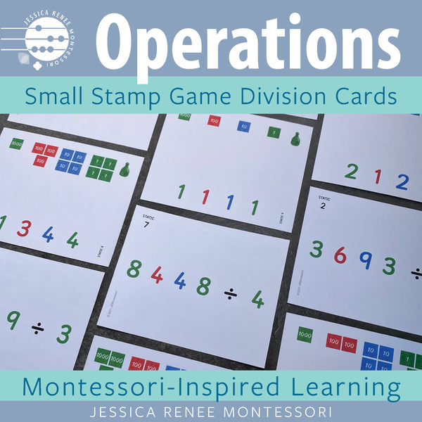 JRMontessori cover image for small stamp game division cards