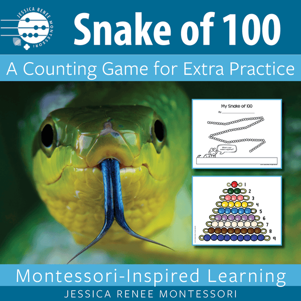 JRMontessori cover image for snake of 100 counting game