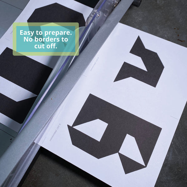 JRMontessori printable tangram activity cards