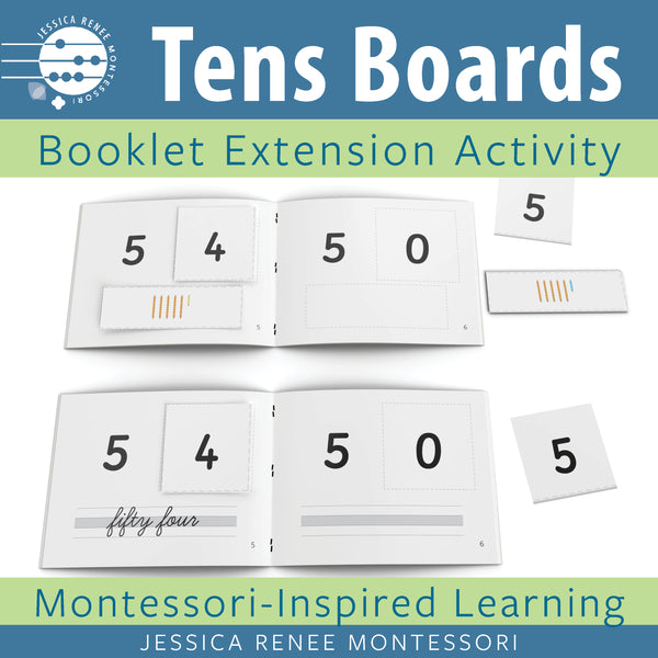 Montessori Math Tens Boards Booklets