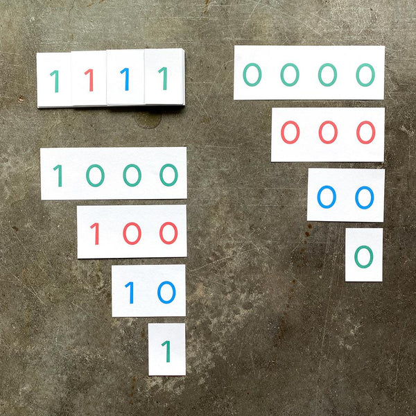 JRMontessori printable number numeral cards
